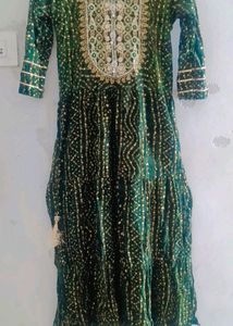 Kurti Bandhani Silk