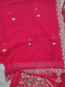 Stunning Pink Embellished Lehenga Choli