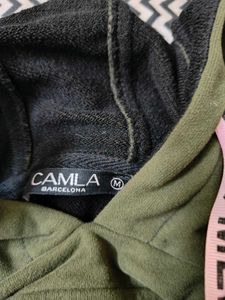 Olive Green Guddi Type Top Branded