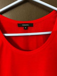 Macame Red Tank Top