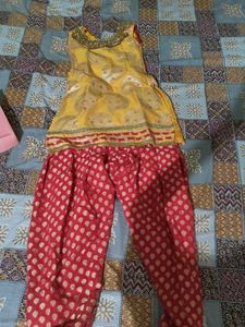 Punjabi kurta for 9 to 11 years girls