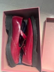 Viral Theater Cherry Red Chunky Loafers 🥀