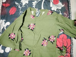 Green Floral Dress
