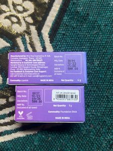 Lipstick And Mediun Shade Foundation