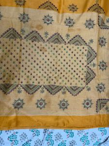 Cotton Silk Handemroidery Saree