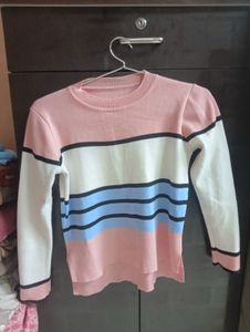 Striped Knit Pullover