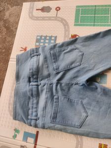 Light Blue Colour Skinny Fit High Rise Jeans
