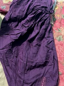 Elegant Purple Ethnic Bottoms