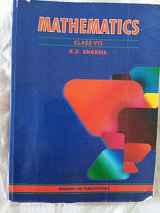 R D Sharma, ClassVII