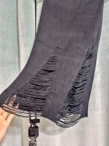 Distressed Knit Leggings