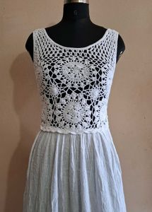 Crochet Top Dress