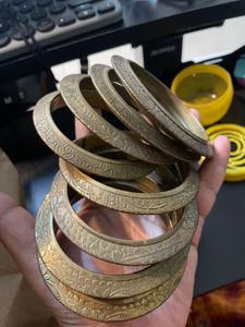 Set Of 8 Brass Bangles