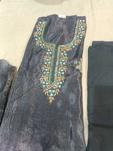 Elegant Embroidered dress material