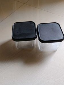 Set Of Two Container Transparent