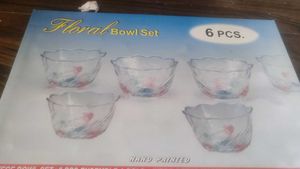 Floral Bowl Set (6 pcs)