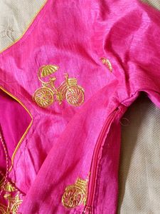 Pink Embroidered Blouse