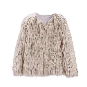 Luxury Grey Fur Coat