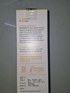 Plum Alpha Arbutin Face Serum