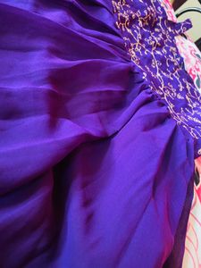 Elegant Purple Tiered Maxi Dress