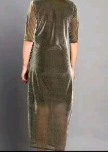 Olive Golden Dress