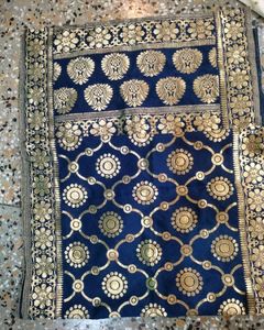 Banarasi Ethnic Wear Gown With Duppatta And Leggings