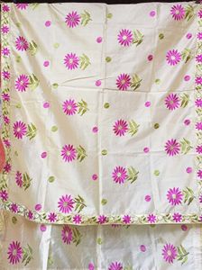 Assamese traditional mekhela sador used