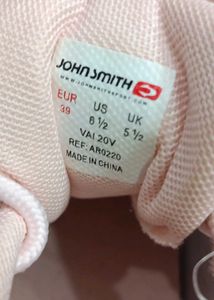 White &amp; Pink Casual Shoes