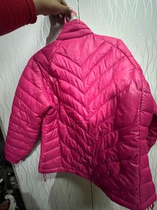 Medium Size Pink Puffer Jacket