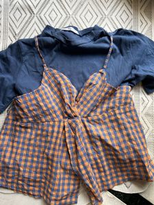 Checkered Cami Top