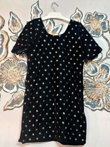 Vintage Velvet Mini Kurta