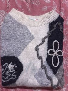 Vintage Patterned Sweater