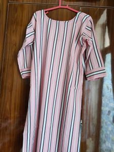 Striped A Line Kurta - Size XL