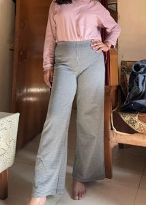 Black And White Printed Trouser