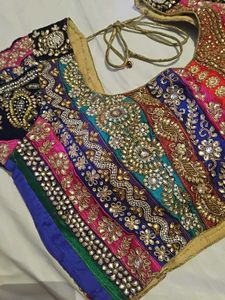 Embroidered Ethnic Blouse Heavy