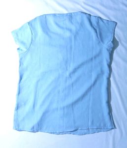 ARROW  Pastel Blue Boxy Top
