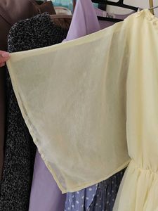 Yellow Georgette Dress