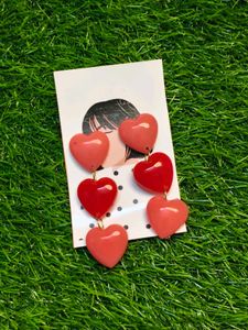 3 Layered Love Earrings