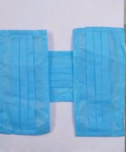 FACE MASK WITH NOSE PIN 100PC