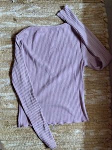 Ribbed Long Sleeve Top