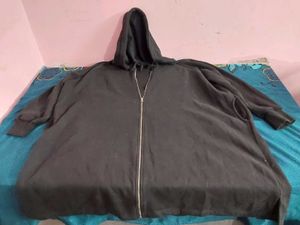 Black Zip-Up Hoodie