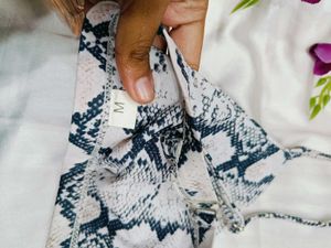 Snakeskin Print Bralette