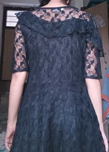 Black Net Dress