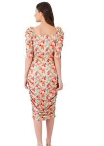 Floral Print Midi Dress