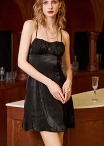 Black Backless Party Dress