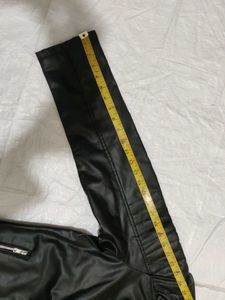 Stylish Black Faux Leather Jacket