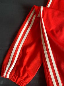 Red Striped Joggers