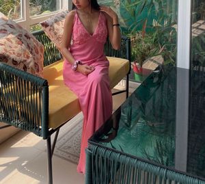Rose Lace Maxi Dress