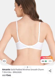 Amante Comfy White Bra