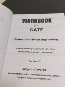 GATE WORKBOOK VOLUME 2