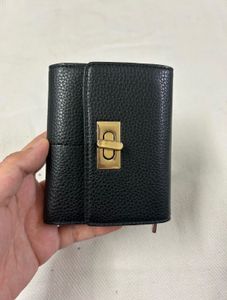 Black leather wallet